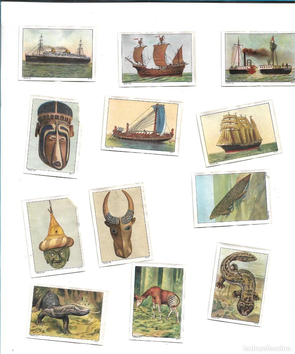 Colecionismo Cromos antigos: MARAVILLAS DEL MUNDO - LOTE OCHO