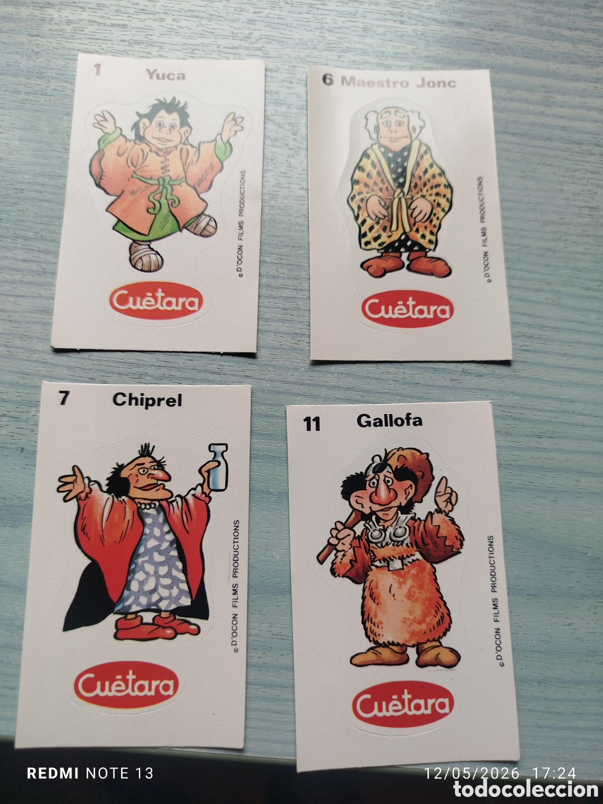 Coleccionismo Cromos antiguos: 4 cromos cuetata los aitones