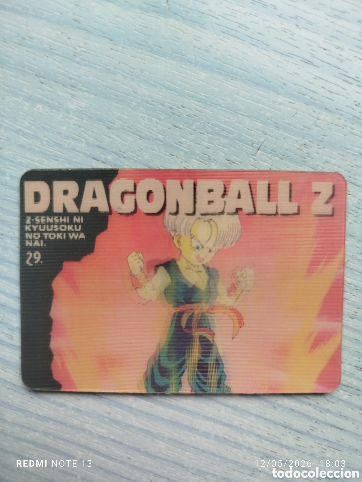 Coleccionismo Cromos antiguos: Dragonball z hologr&aacute;fico japon n.29