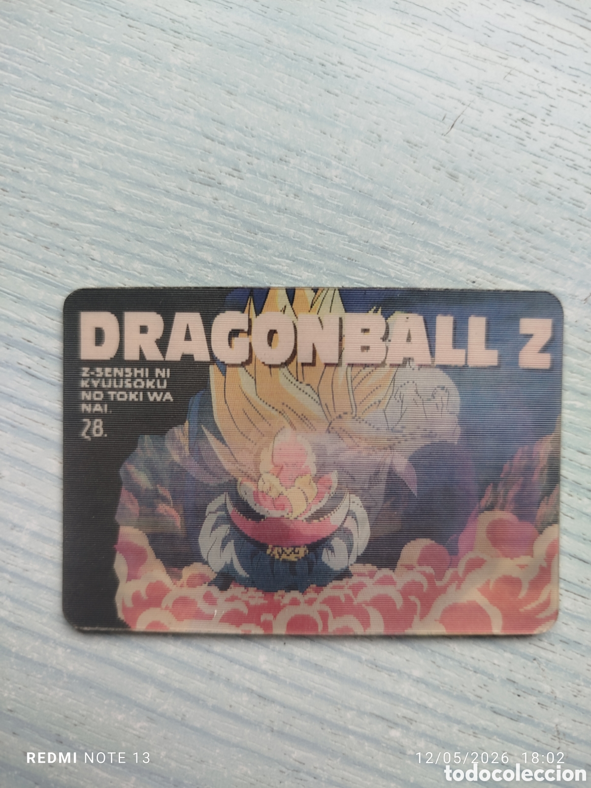 Coleccionismo Cromos antiguos: Dragonball z hologr&aacute;fico japon n.28