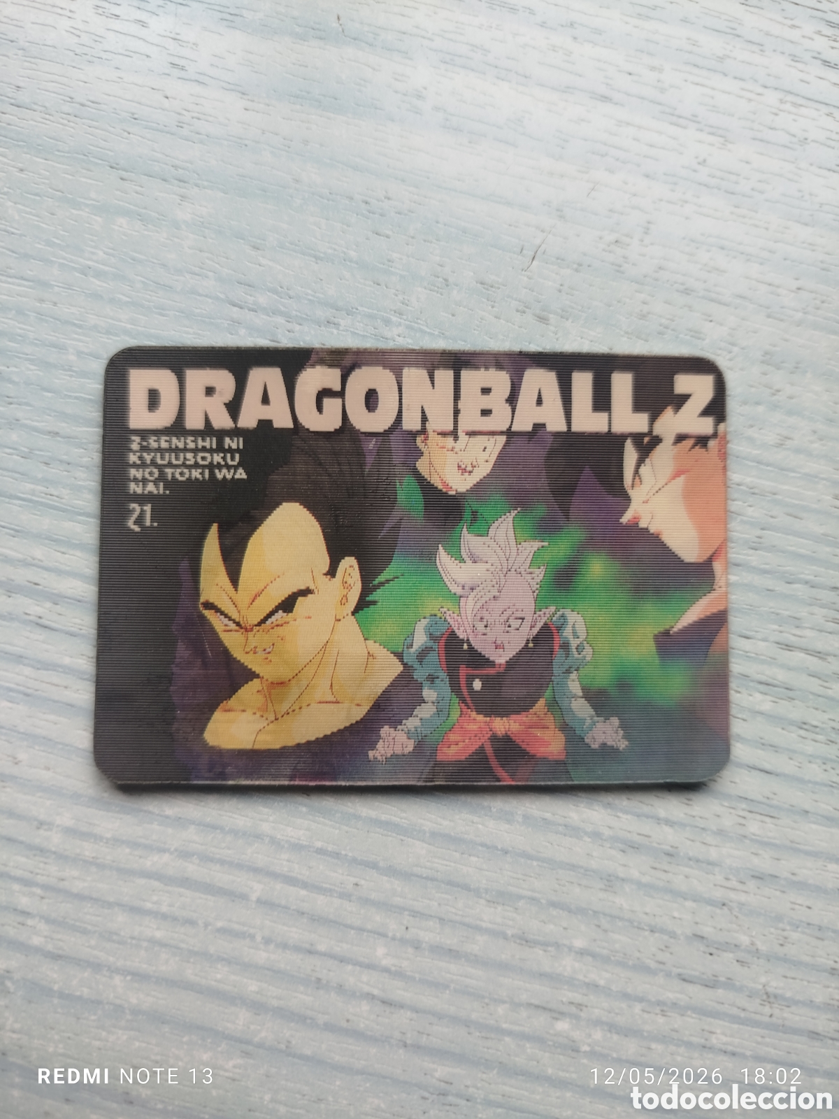 Coleccionismo Cromos antiguos: Dragonball z hologr&aacute;fico japon n 21