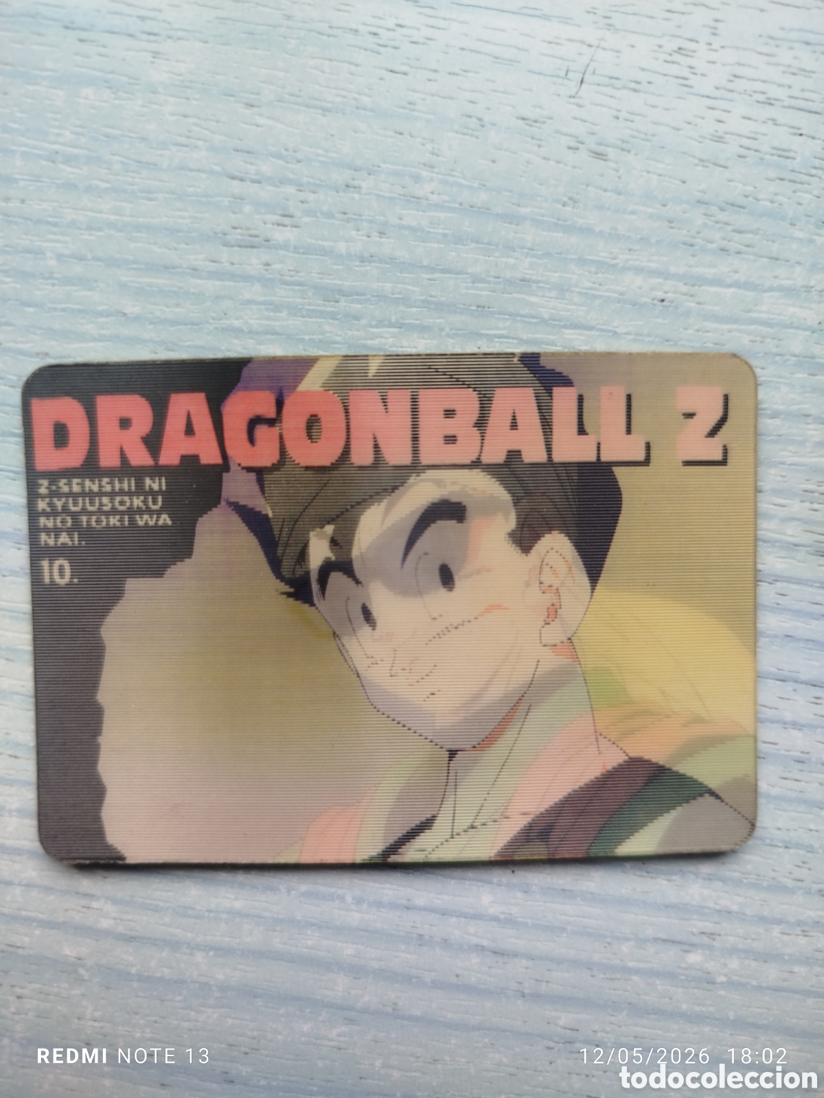 Coleccionismo Cromos antiguos: Dragonball z hologr&aacute;fico japon n 10