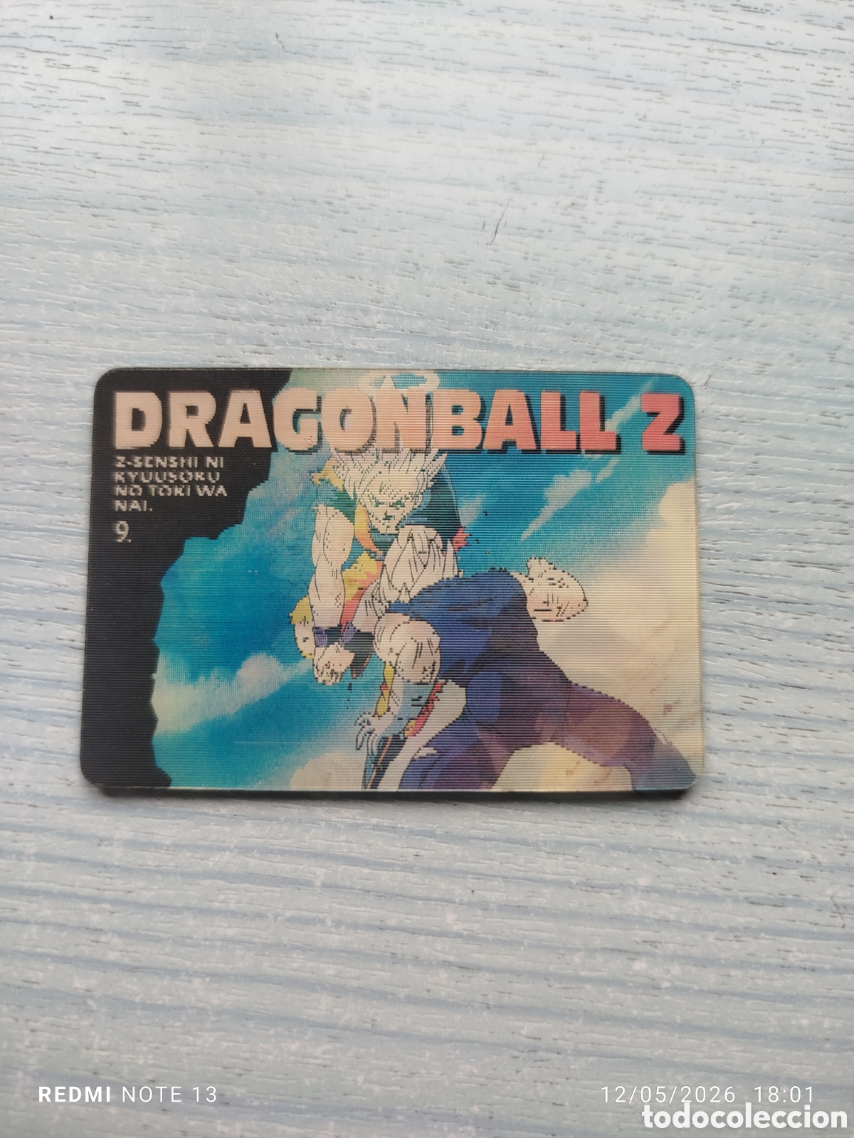 Coleccionismo Cromos antiguos: Dragonball z hologr&aacute;fico japon n 9