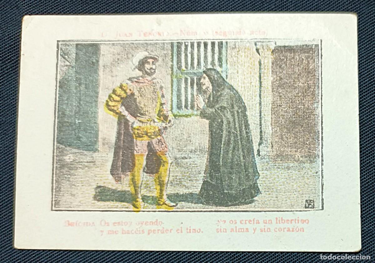 Collectable Antique Stickers: ANTIGUO CROMO DON JUAN TENORIO N&ordm; 6 SEGUNDO ACTO