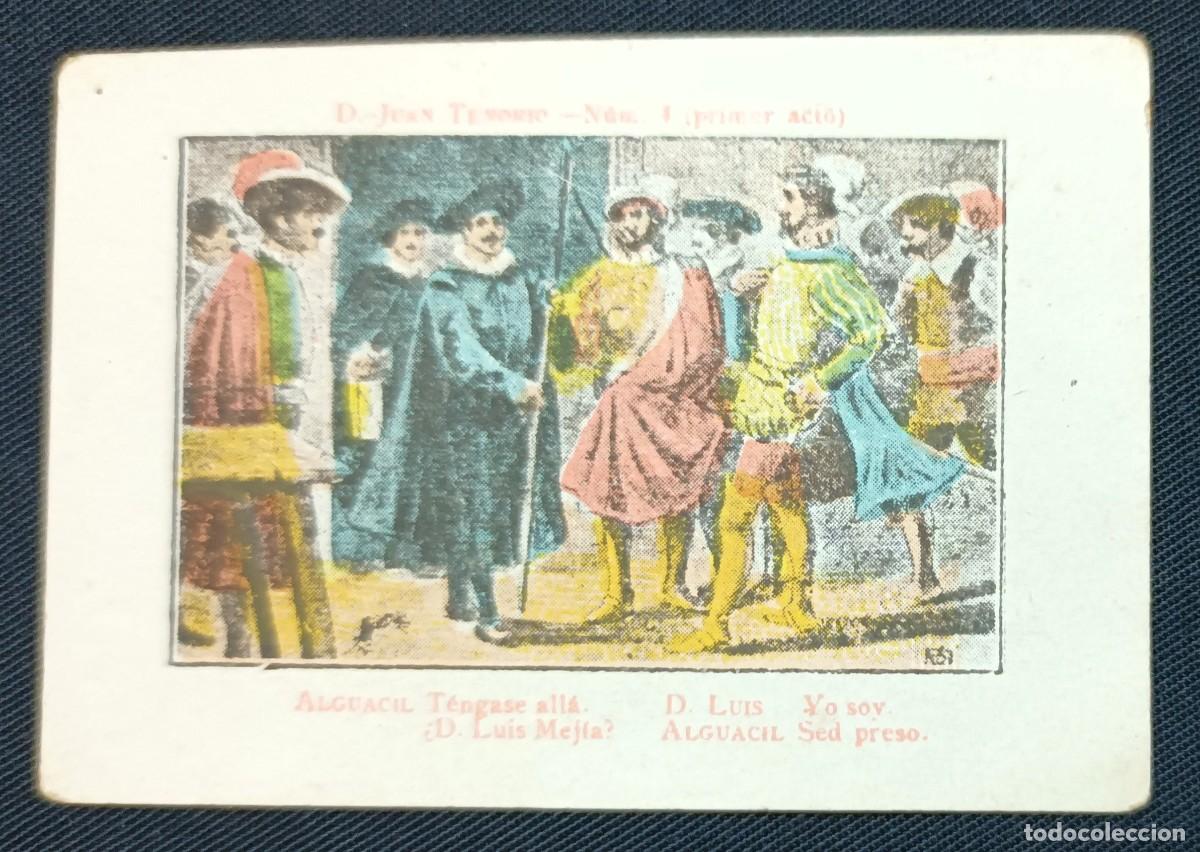 Colecionismo Cromos antigos: ANTIGUO CROMO DON JUAN TENORIO N&ordm; 4 PRIMER ACTO