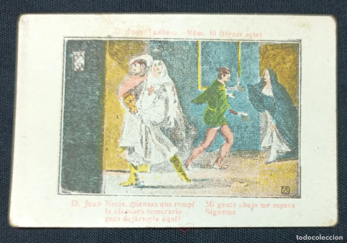 Coleccionismo Cromos antiguos: ANTIGUO CROMO DON JUAN TENORIO N&ordm; 10 TERCER ACTO