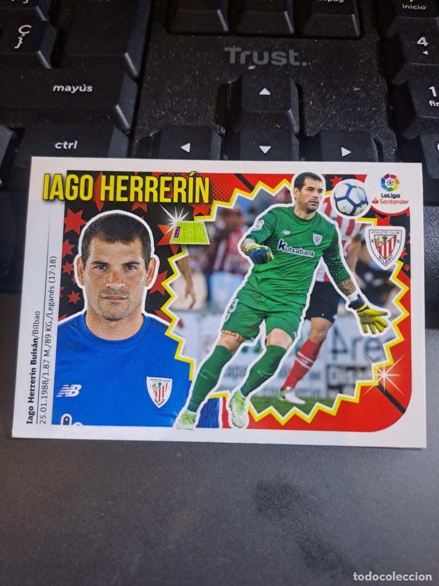 Coleccionismo Cromos antiguos: CROMO IAGO HERRERIN 2 ATHLETIC CLUB DE BILBAO LIGA 2018 2019 18 19 ESTE PANINI NUNCA PEGADO