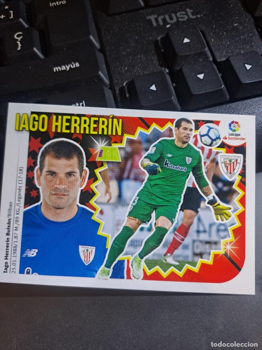 Coleccionismo Cromos antiguos: CROMO IAGO HERRERIN 2 ATHLETIC CLUB DE BILBAO LIGA 2018 2019 18 19 ESTE PANINI NUNCA PEGADO