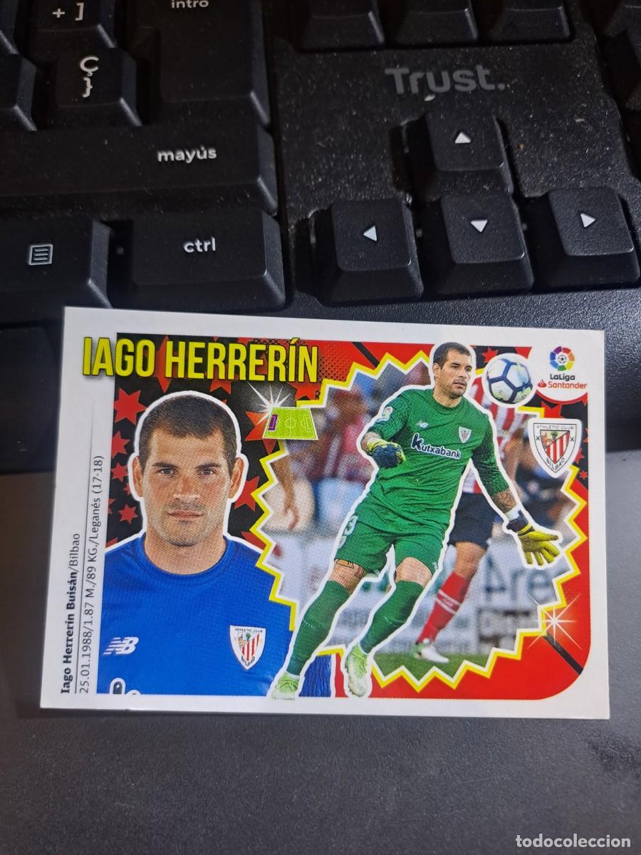 Coleccionismo Cromos antiguos: CROMO IAGO HERRERIN 2 ATHLETIC CLUB DE BILBAO LIGA 2018 2019 18 19 ESTE PANINI NUNCA PEGADO