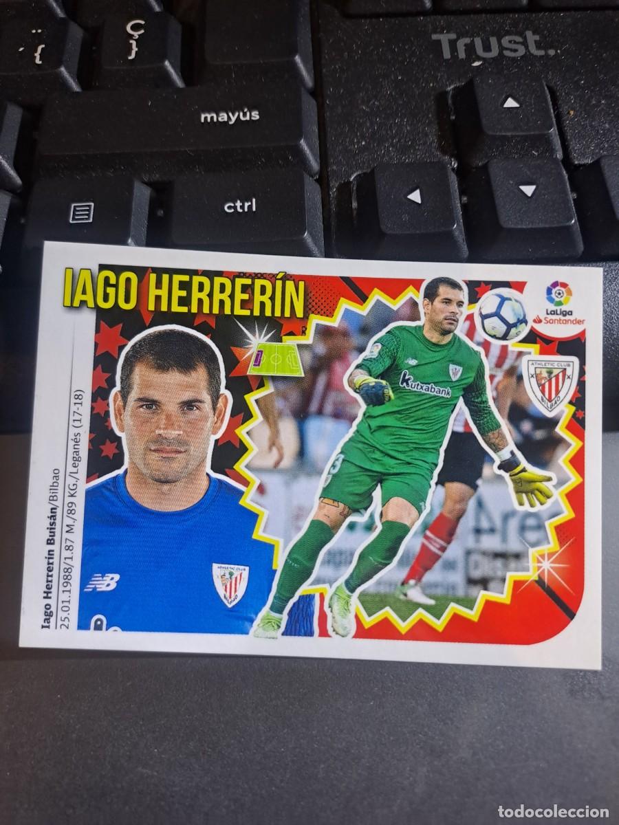 Coleccionismo Cromos antiguos: CROMO IAGO HERRERIN 2 ATHLETIC CLUB DE BILBAO LIGA 2018 2019 18 19 ESTE PANINI NUNCA PEGADO