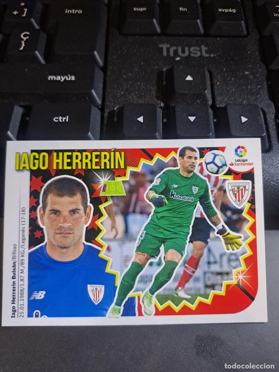 Coleccionismo Cromos antiguos: CROMO IAGO HERRERIN 2 ATHLETIC CLUB DE BILBAO LIGA 2018 2019 18 19 ESTE PANINI NUNCA PEGADO