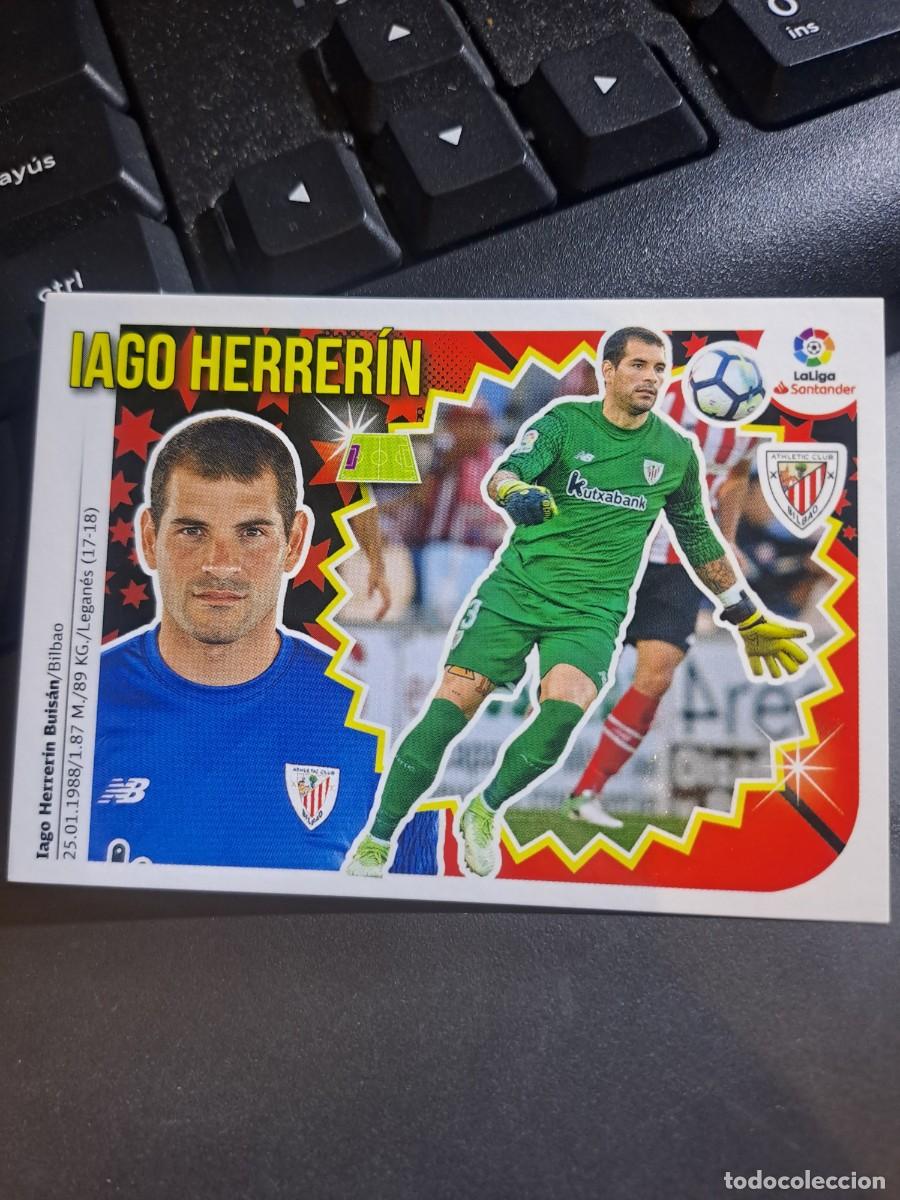 Coleccionismo Cromos antiguos: CROMO IAGO HERRERIN 2 ATHLETIC CLUB DE BILBAO LIGA 2018 2019 18 19 ESTE PANINI NUNCA PEGADO