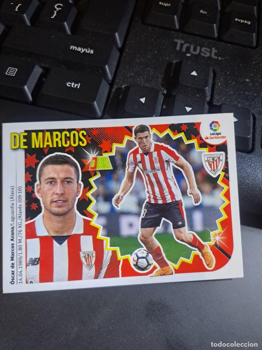 Coleccionismo Cromos antiguos: CROMO DE MARCOS 3 ATHLETIC CLUB DE BILBAO LIGA 2018 2019 18 19 ESTE PANINI NUNCA PEGADO