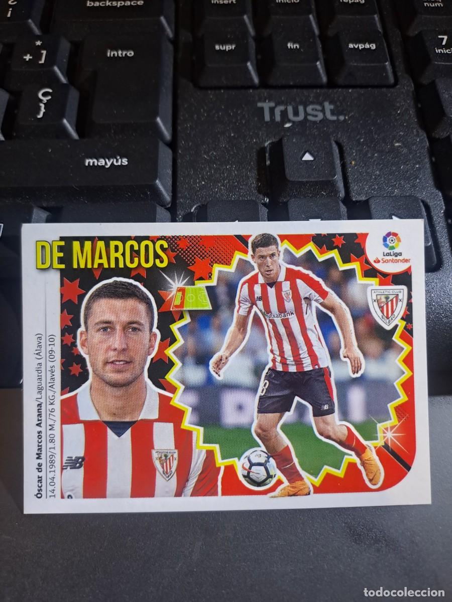 Coleccionismo Cromos antiguos: CROMO DE MARCOS 3 ATHLETIC CLUB DE BILBAO LIGA 2018 2019 18 19 ESTE PANINI NUNCA PEGADO