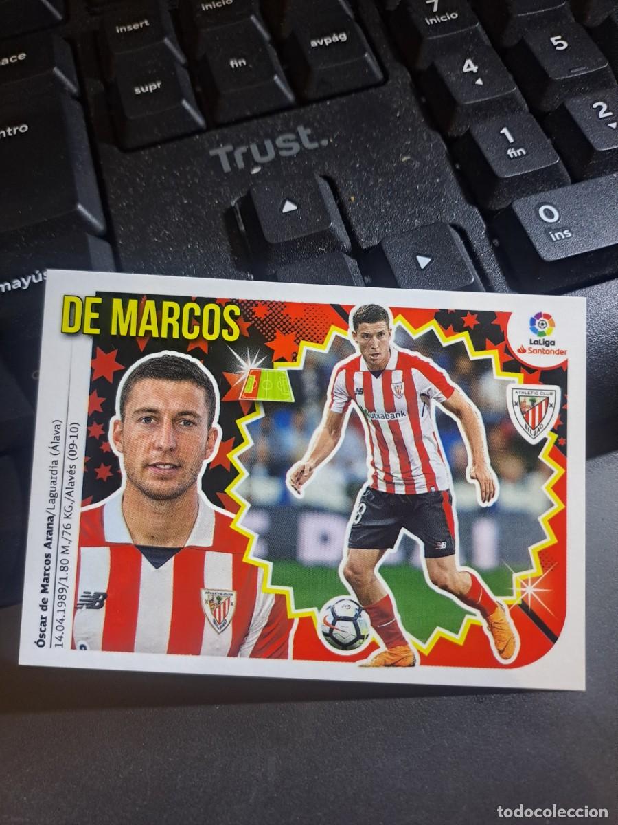 Coleccionismo Cromos antiguos: CROMO DE MARCOS 3 ATHLETIC CLUB DE BILBAO LIGA 2018 2019 18 19 ESTE PANINI NUNCA PEGADO