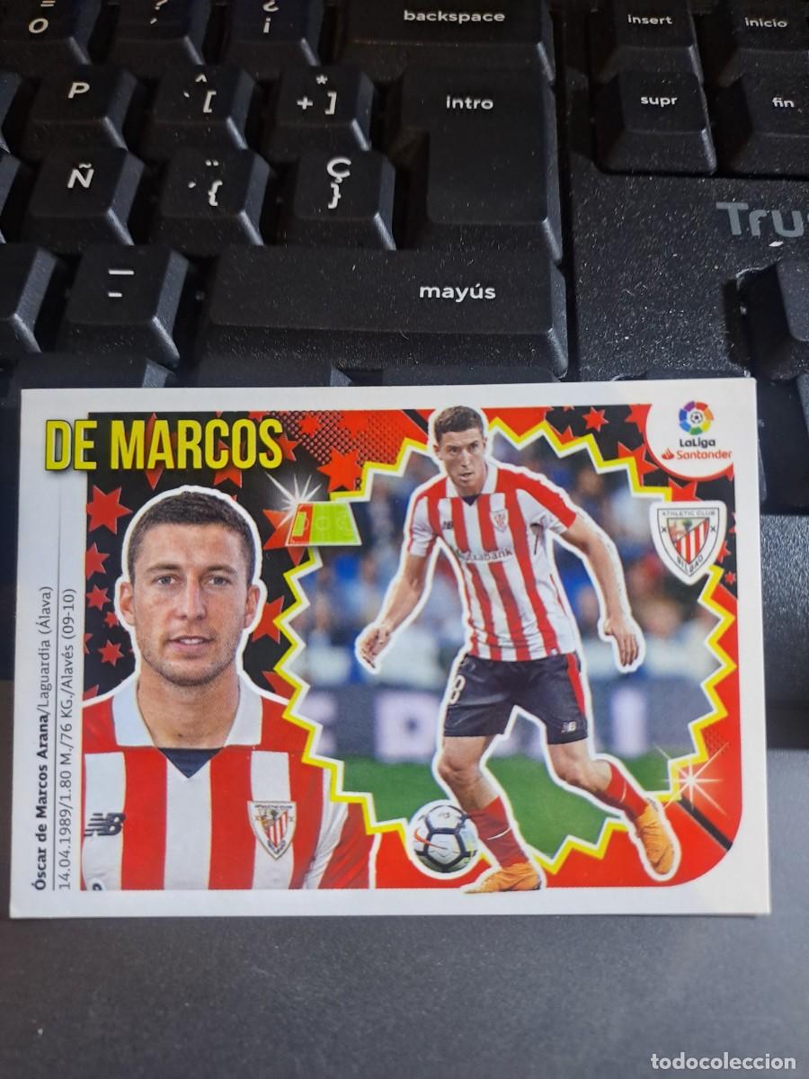 Coleccionismo Cromos antiguos: CROMO DE MARCOS 3 ATHLETIC CLUB DE BILBAO LIGA 2018 2019 18 19 ESTE PANINI NUNCA PEGADO