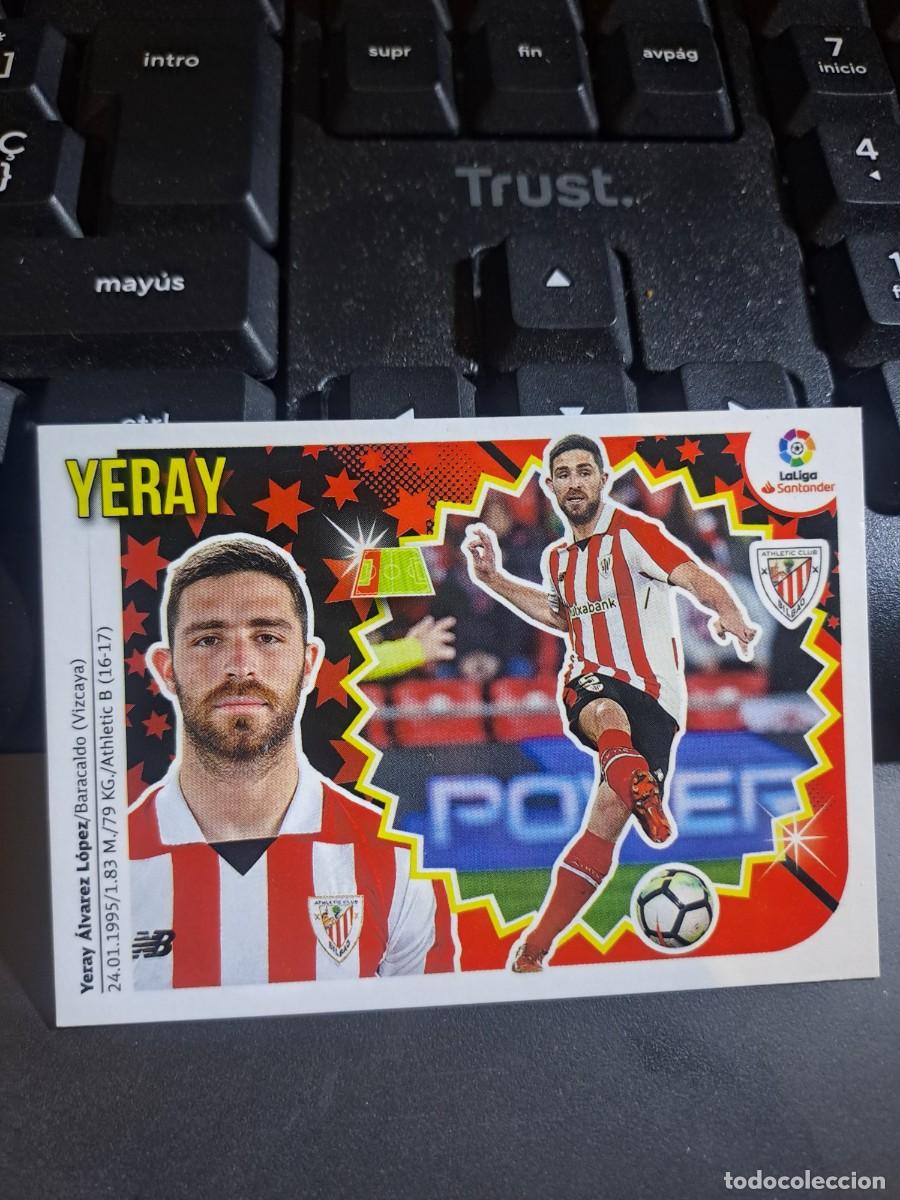 Coleccionismo Cromos antiguos: CROMO YERAY 4 B 4B ATHLETIC CLUB DE BILBAO LIGA 2018 2019 18 19 ESTE PANINI NUNCA PEGADO