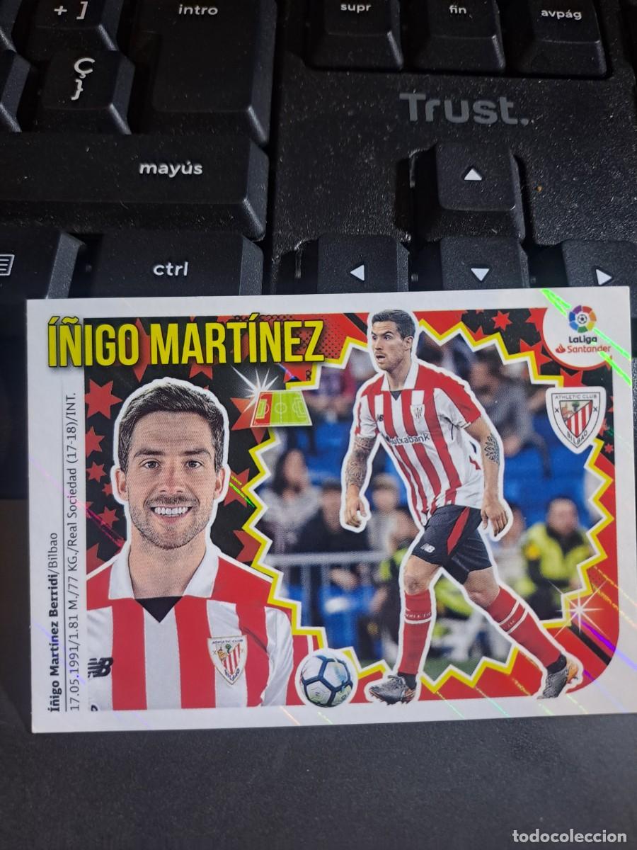 Coleccionismo Cromos antiguos: CROMO I&Ntilde;IGO MARTINEZ 5 ATHLETIC CLUB DE BILBAO LIGA 2018 2019 18 19 ESTE PANINI NUNCA PEGADO