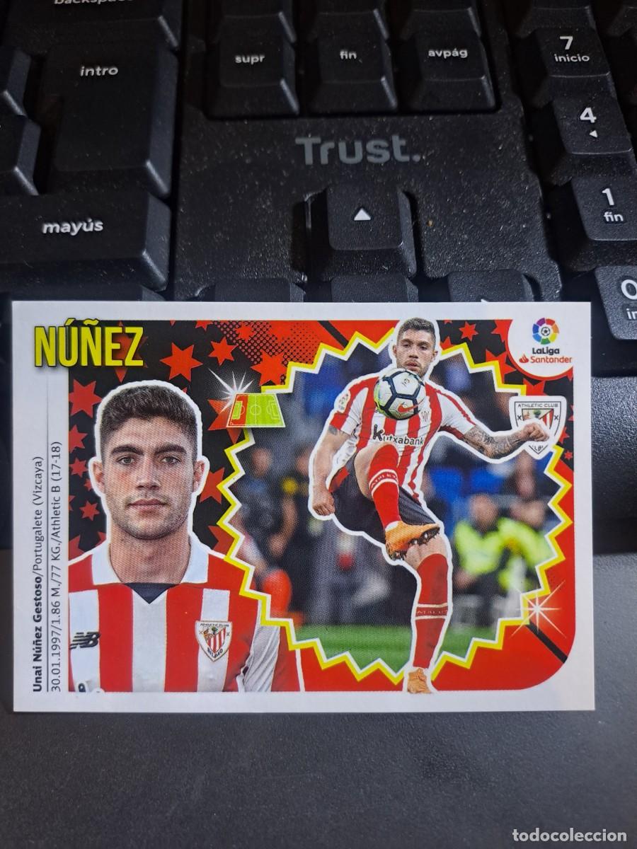 Coleccionismo Cromos antiguos: CROMO NU&Ntilde;EZ 6 ATHLETIC CLUB DE BILBAO LIGA 2018 2019 18 19 ESTE PANINI NUNCA PEGADO