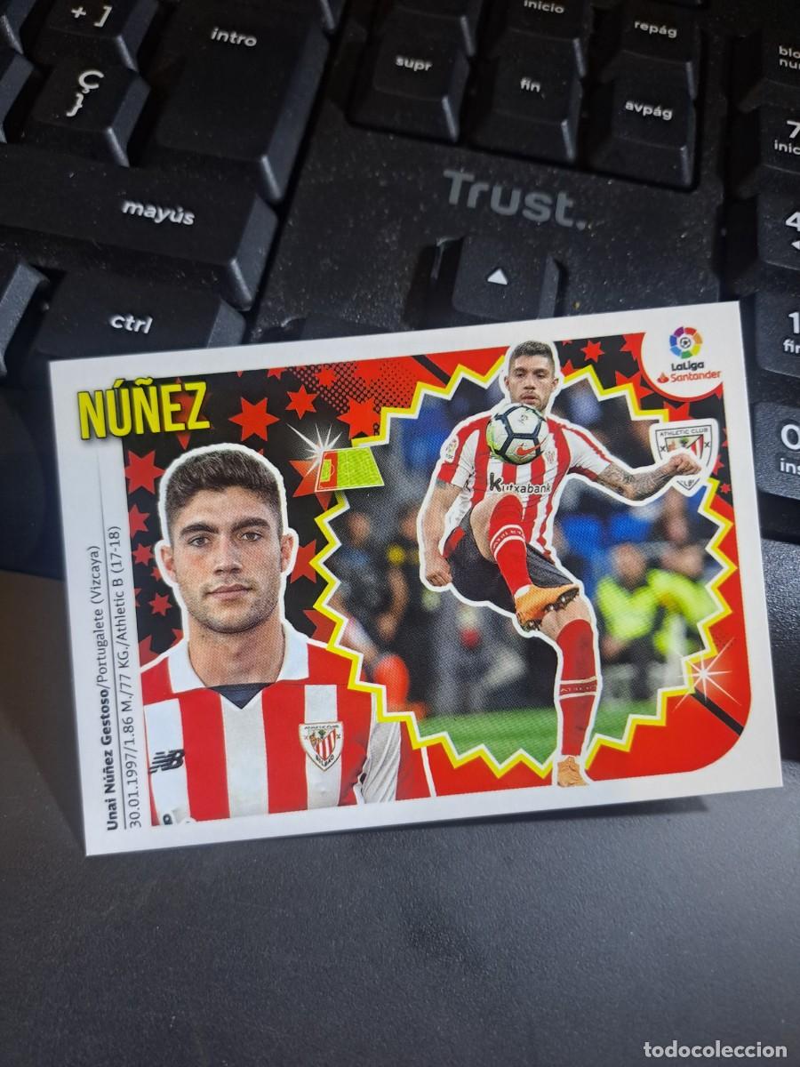 Coleccionismo Cromos antiguos: CROMO NU&Ntilde;EZ 6 ATHLETIC CLUB DE BILBAO LIGA 2018 2019 18 19 ESTE PANINI NUNCA PEGADO