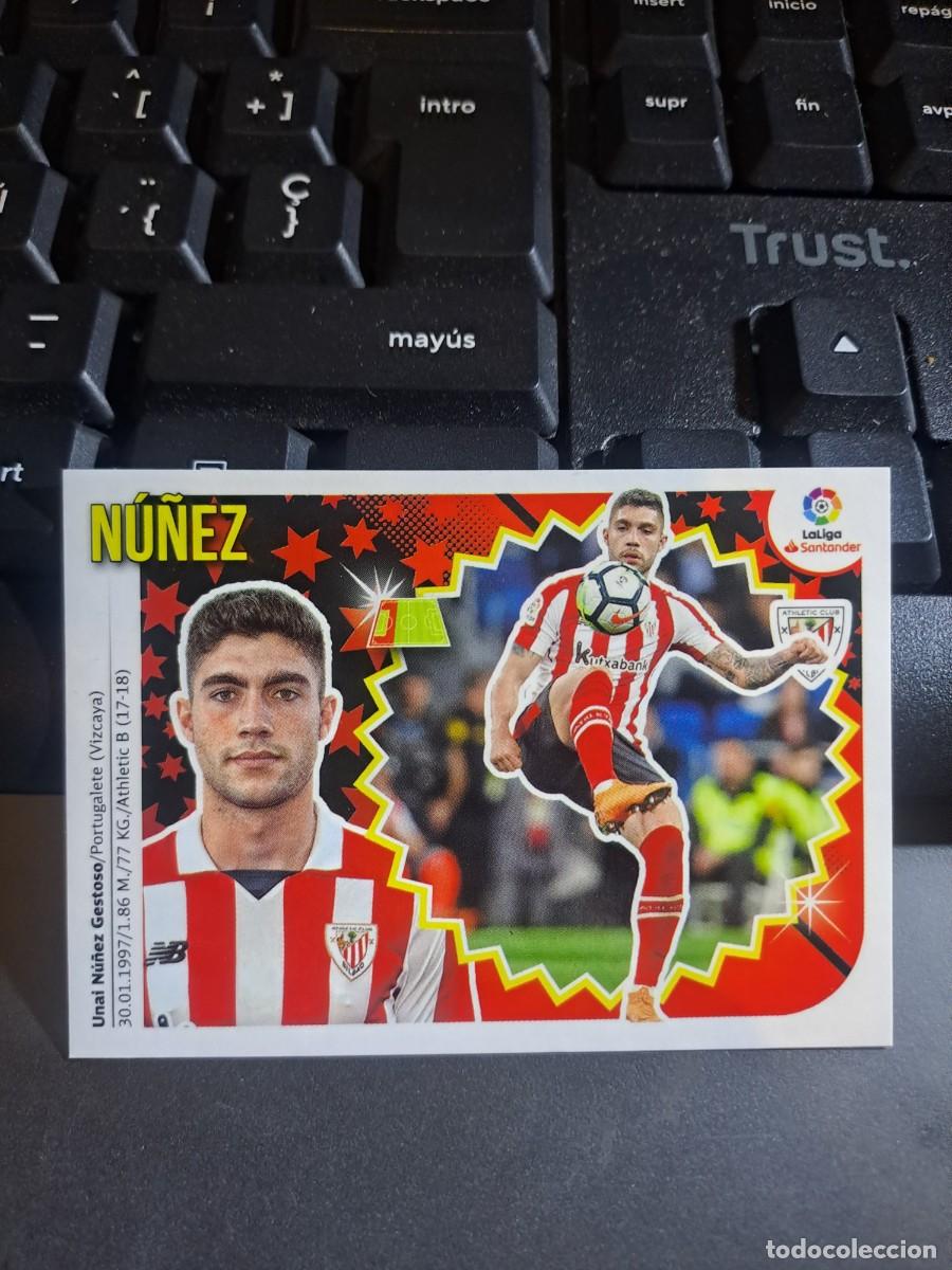 Coleccionismo Cromos antiguos: CROMO NU&Ntilde;EZ 6 ATHLETIC CLUB DE BILBAO LIGA 2018 2019 18 19 ESTE PANINI NUNCA PEGADO