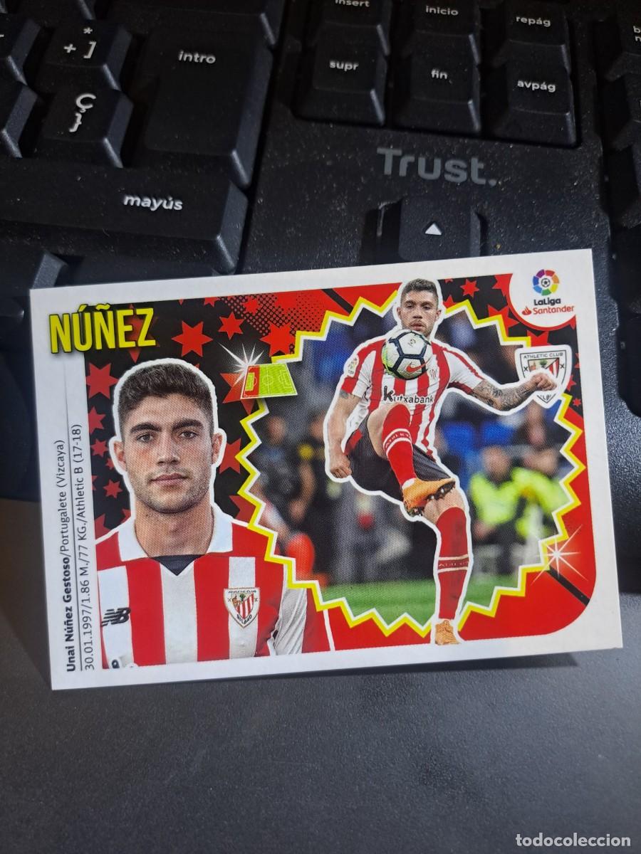 Coleccionismo Cromos antiguos: CROMO NU&Ntilde;EZ 6 ATHLETIC CLUB DE BILBAO LIGA 2018 2019 18 19 ESTE PANINI NUNCA PEGADO