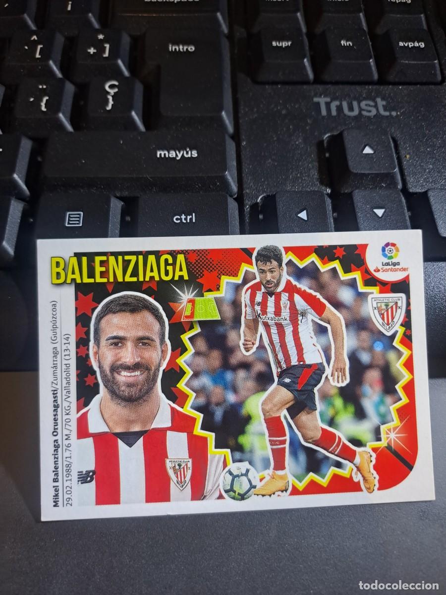 Coleccionismo Cromos antiguos: CROMO BALENZIAGA 7 ATHLETIC CLUB DE BILBAO LIGA 2018 2019 18 19 ESTE PANINI NUNCA PEGADO