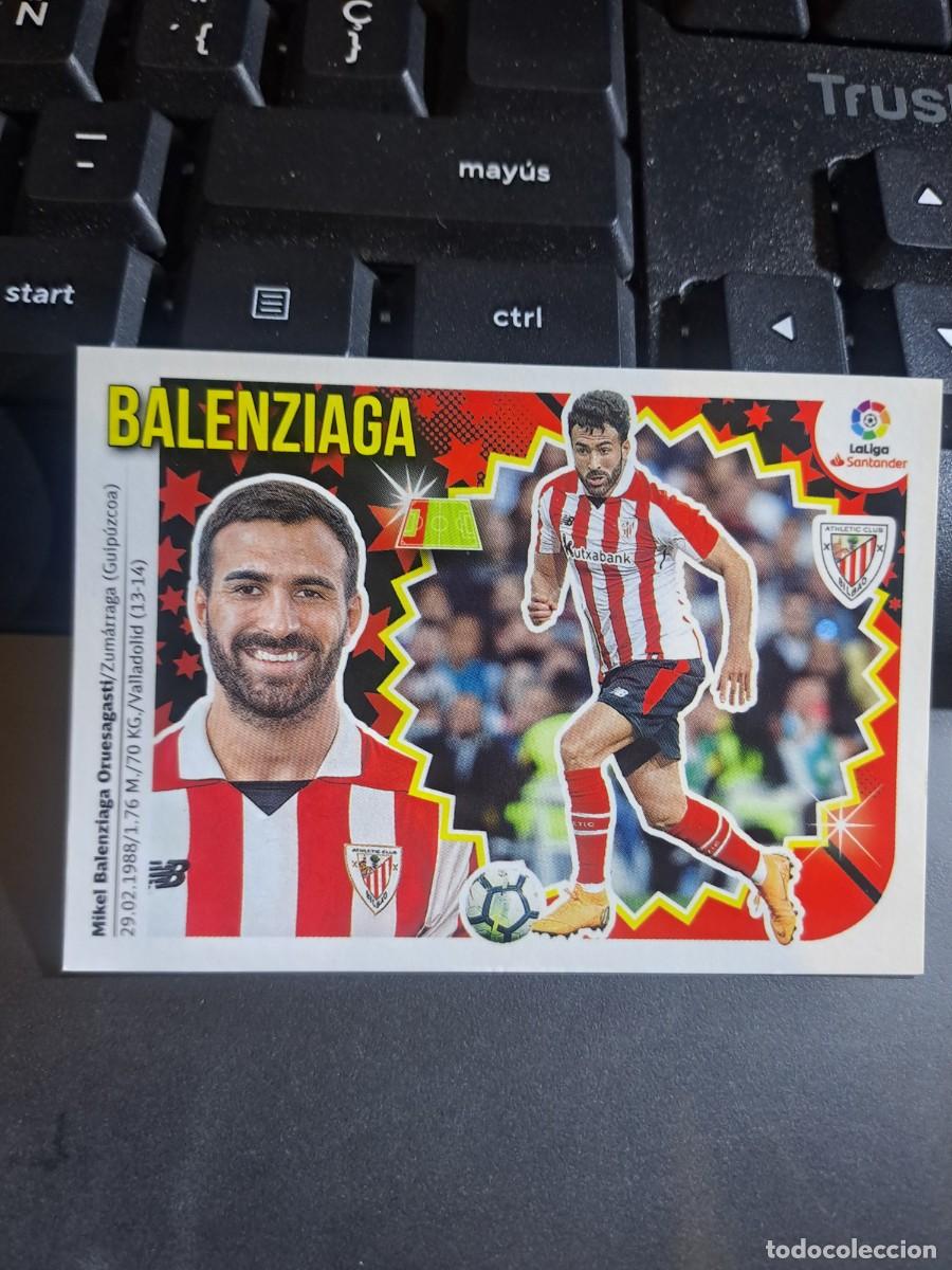 Coleccionismo Cromos antiguos: CROMO BALENZIAGA 7 ATHLETIC CLUB DE BILBAO LIGA 2018 2019 18 19 ESTE PANINI NUNCA PEGADO