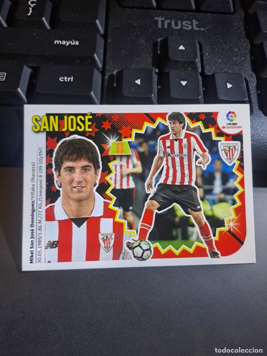 Coleccionismo Cromos antiguos: CROMO SAN JOSE 8 A 8A ATHLETIC CLUB DE BILBAO LIGA 2018 2019 18 19 ESTE PANINI NUNCA PEGADO