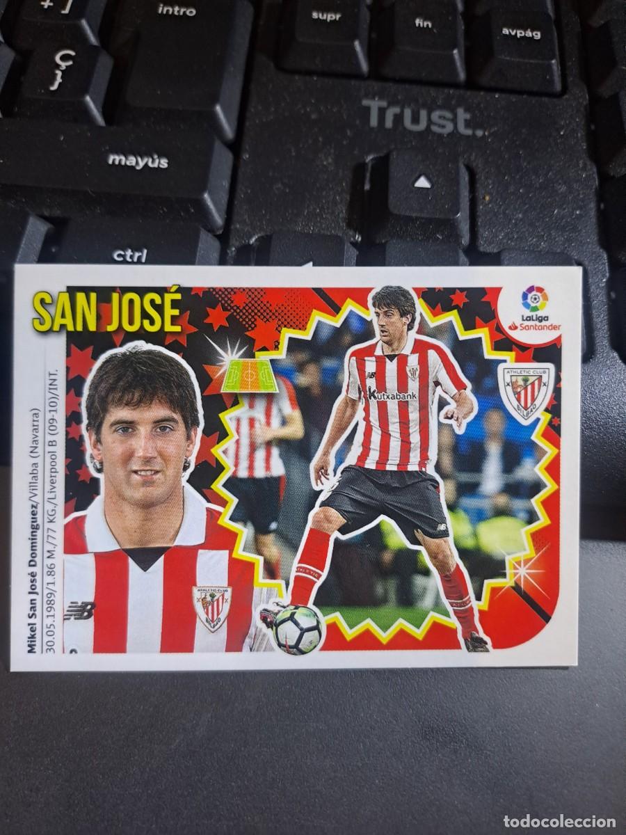 Coleccionismo Cromos antiguos: CROMO SAN JOSE 8 A 8A ATHLETIC CLUB DE BILBAO LIGA 2018 2019 18 19 ESTE PANINI NUNCA PEGADO