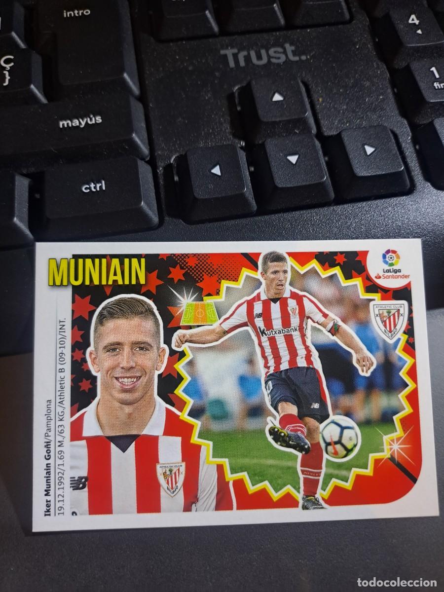 Collezionismo Figurine antiche: CROMO MUNIAIN 13 ATHLETIC CLUB DE BILBAO LIGA 2018 2019 18 19 ESTE PANINI NUNCA PEGADO