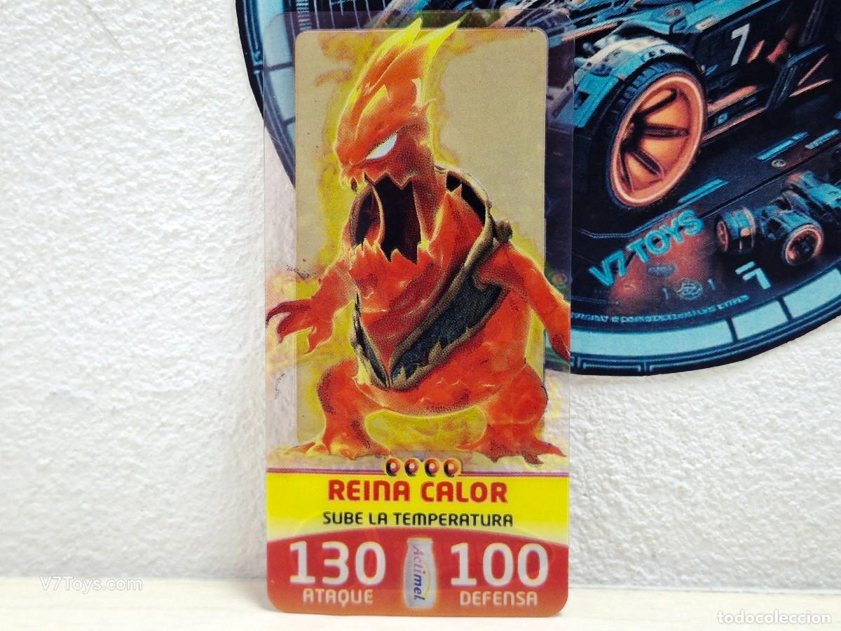 Coleccionismo Cromos antiguos: Carta Reina Calor N&ordm; 55 Acticards Actimel