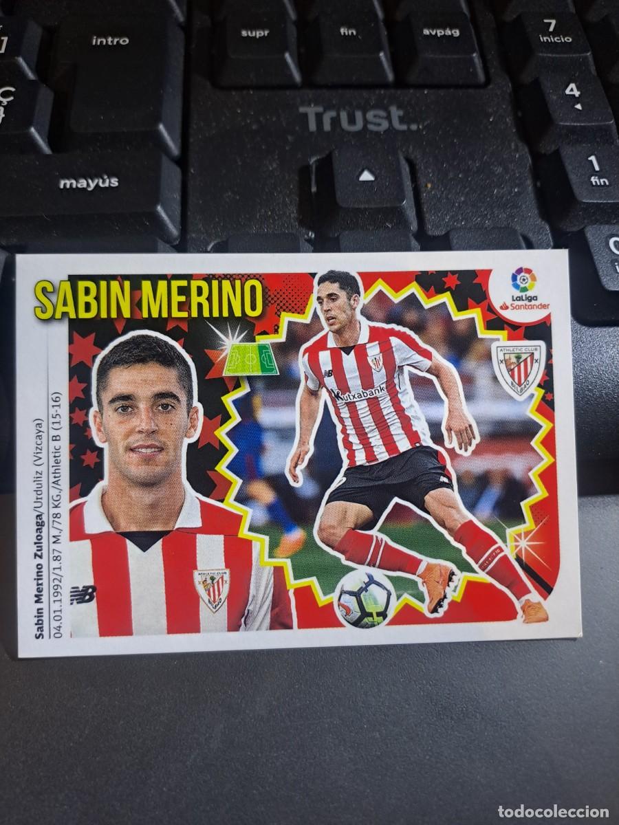 Coleccionismo Cromos antiguos: CROMO SABIN MERINO 16 B 16B ATHLETIC CLUB DE BILBAO LIGA 2018 2019 18 19 ESTE PANINI NUNCA PEGADO