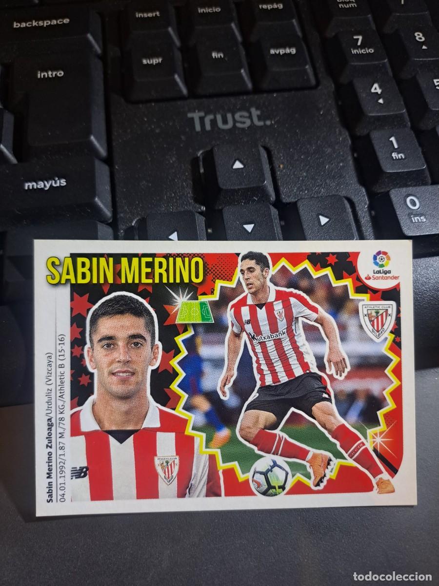 Coleccionismo Cromos antiguos: CROMO SABIN MERINO 16 B 16B ATHLETIC CLUB DE BILBAO LIGA 2018 2019 18 19 ESTE PANINI NUNCA PEGADO