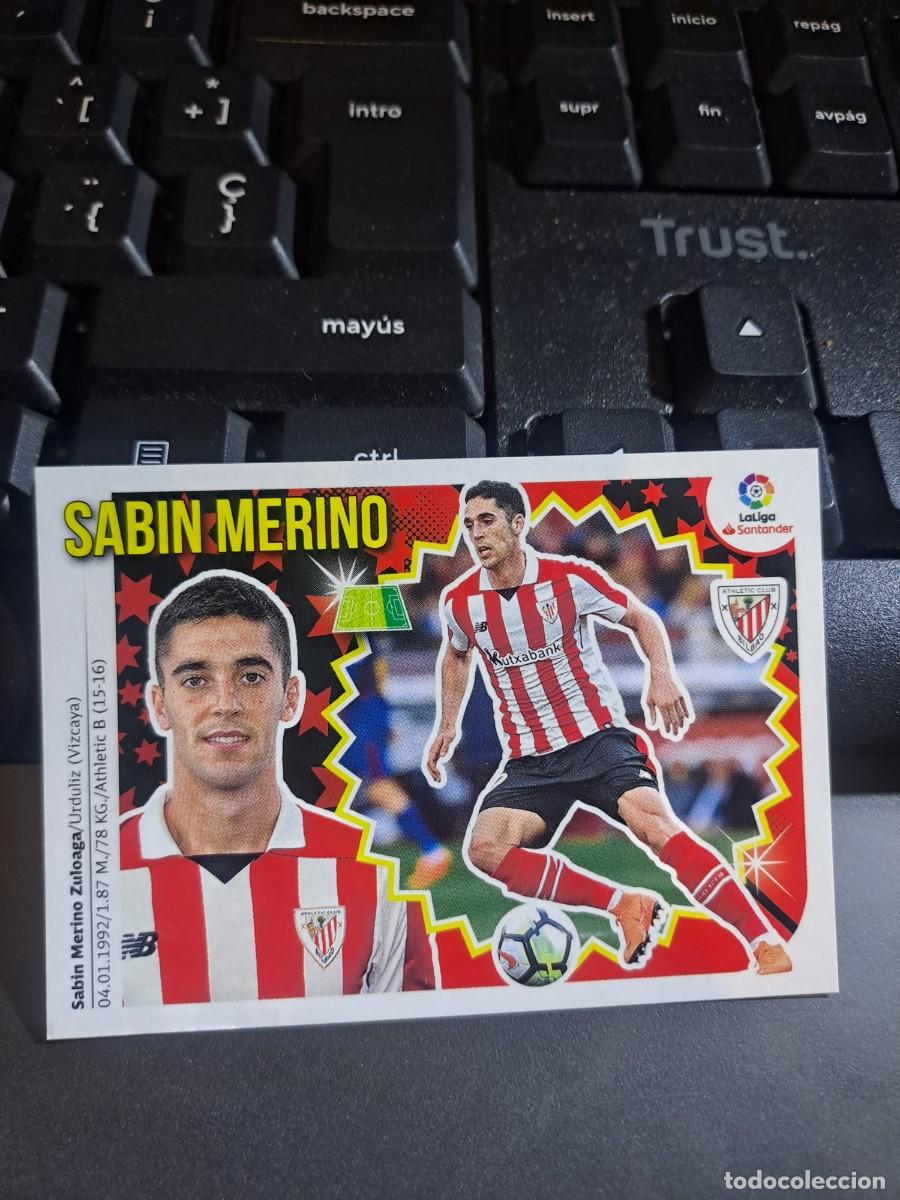 Coleccionismo Cromos antiguos: CROMO SABIN MERINO 16 B 16B ATHLETIC CLUB DE BILBAO LIGA 2018 2019 18 19 ESTE PANINI NUNCA PEGADO