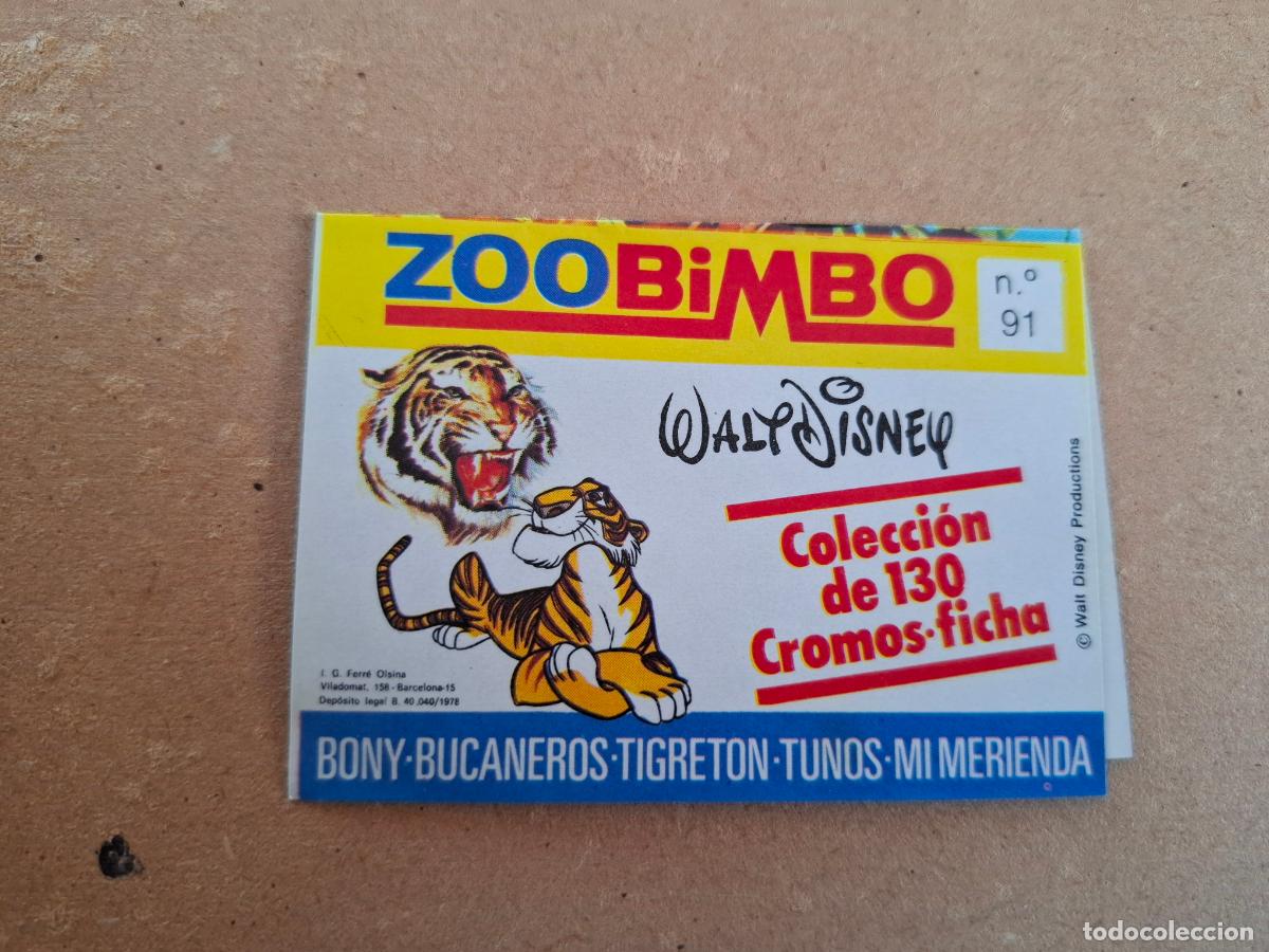 Coleccionismo Cromos antiguos: ZOOBIMBO WALT DISNEY BIMBO - CROMO N&ordm; 91 CUERVO ( NUNCA PEGADO ) - CPP1