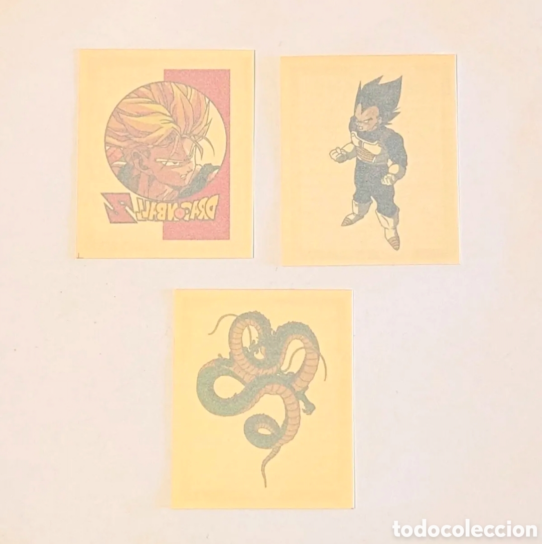 Coleccionismo Cromos antiguos: Lote cromos Tatuajes Dragon Ball Z. Panini. MUY RAROS. Bola de Dragon. Bola de Drac