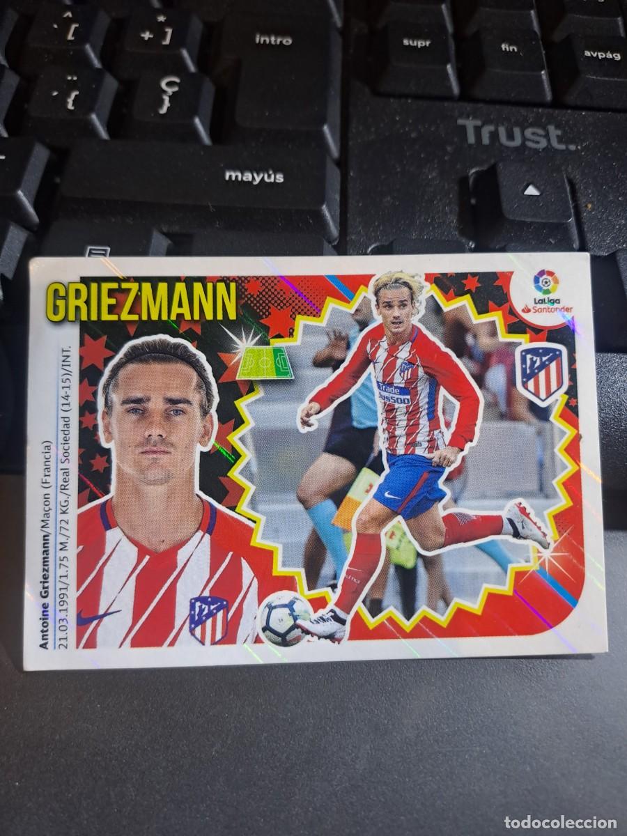Coleccionismo Cromos antiguos: CROMO GRIEZMANN 15 ATLETICO DE MADRID LIGA 2018 2019 18 19 ESTE PANINI NUNCA PEGADO