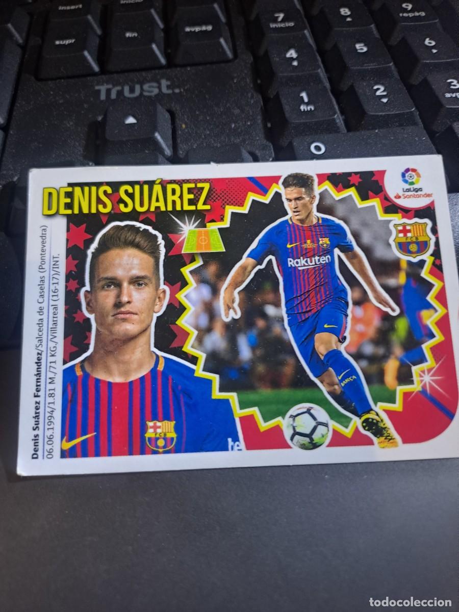 Coleccionismo Cromos antiguos: CROMO DENIS SUAREZ 11 BARCELONA LIGA 2018 2019 18 19 ESTE PANINI NUNCA PEGADO