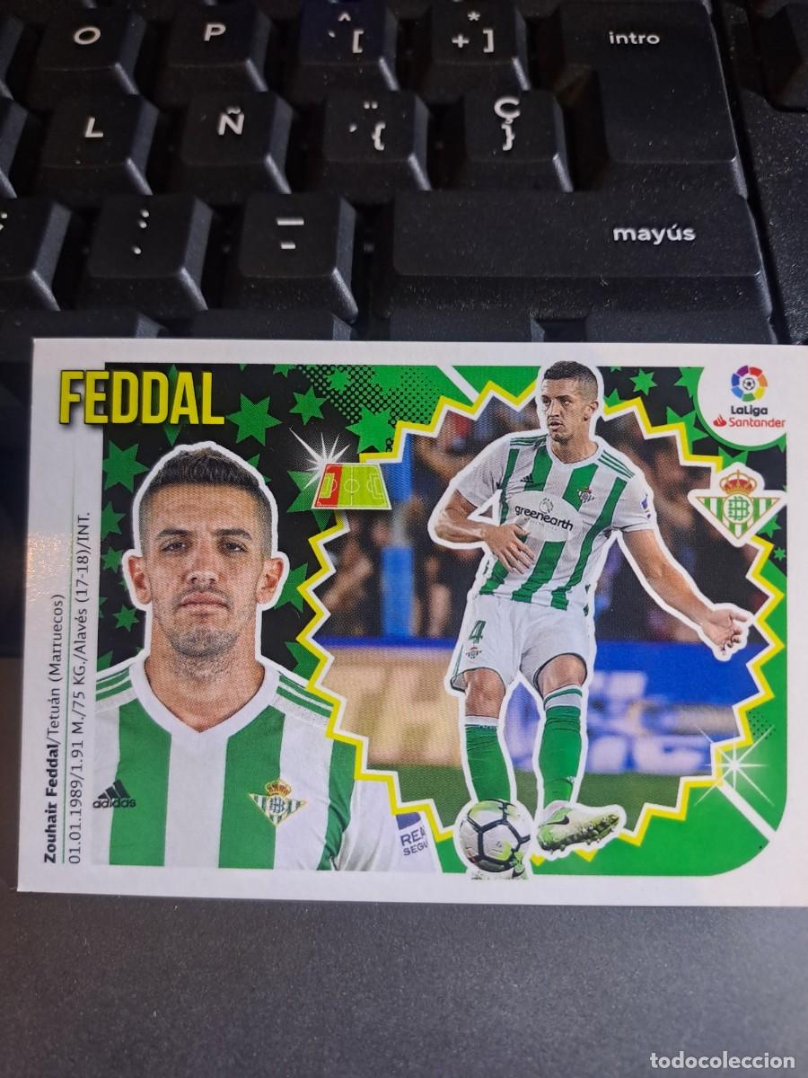 Coleccionismo Cromos antiguos: CROMO FEDDAL 4 BETIS LIGA 2018 2019 18 19 ESTE PANINI NUNCA PEGADO