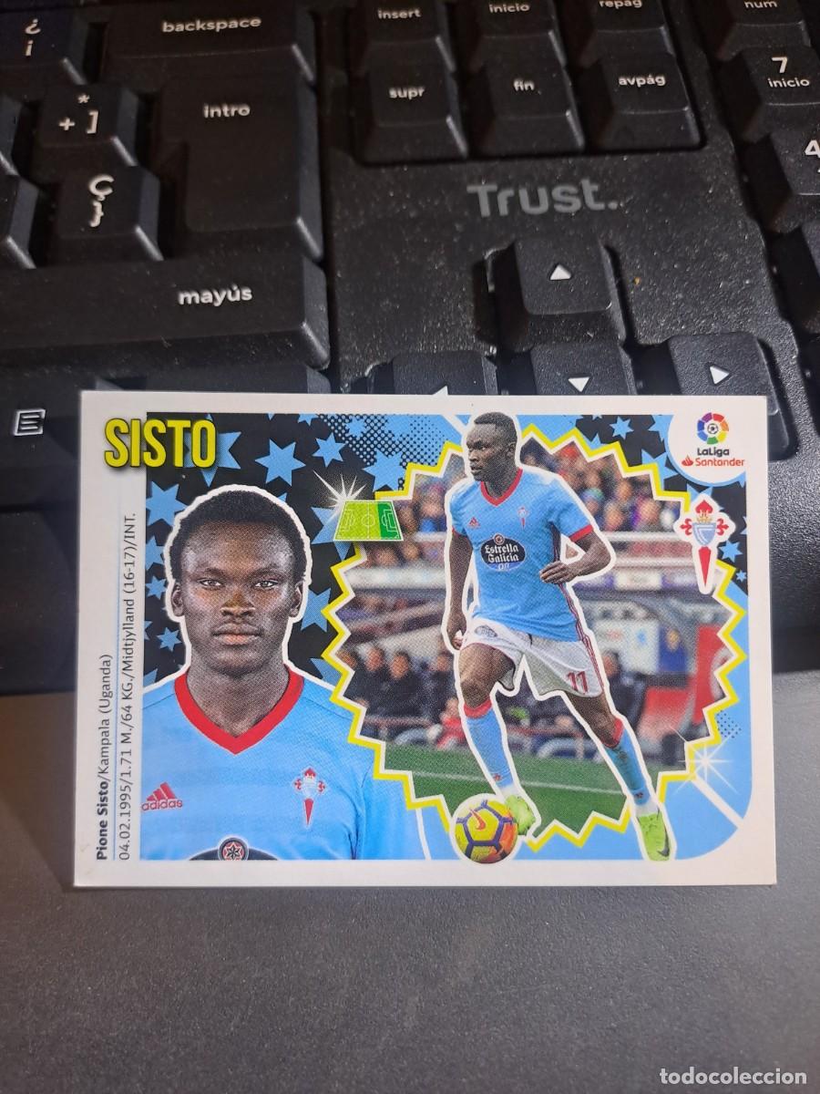 Coleccionismo Cromos antiguos: CROMO SISTO 15 CELTA DE VIGO LIGA 2018 2019 18 19 ESTE PANINI NUNCA PEGADO