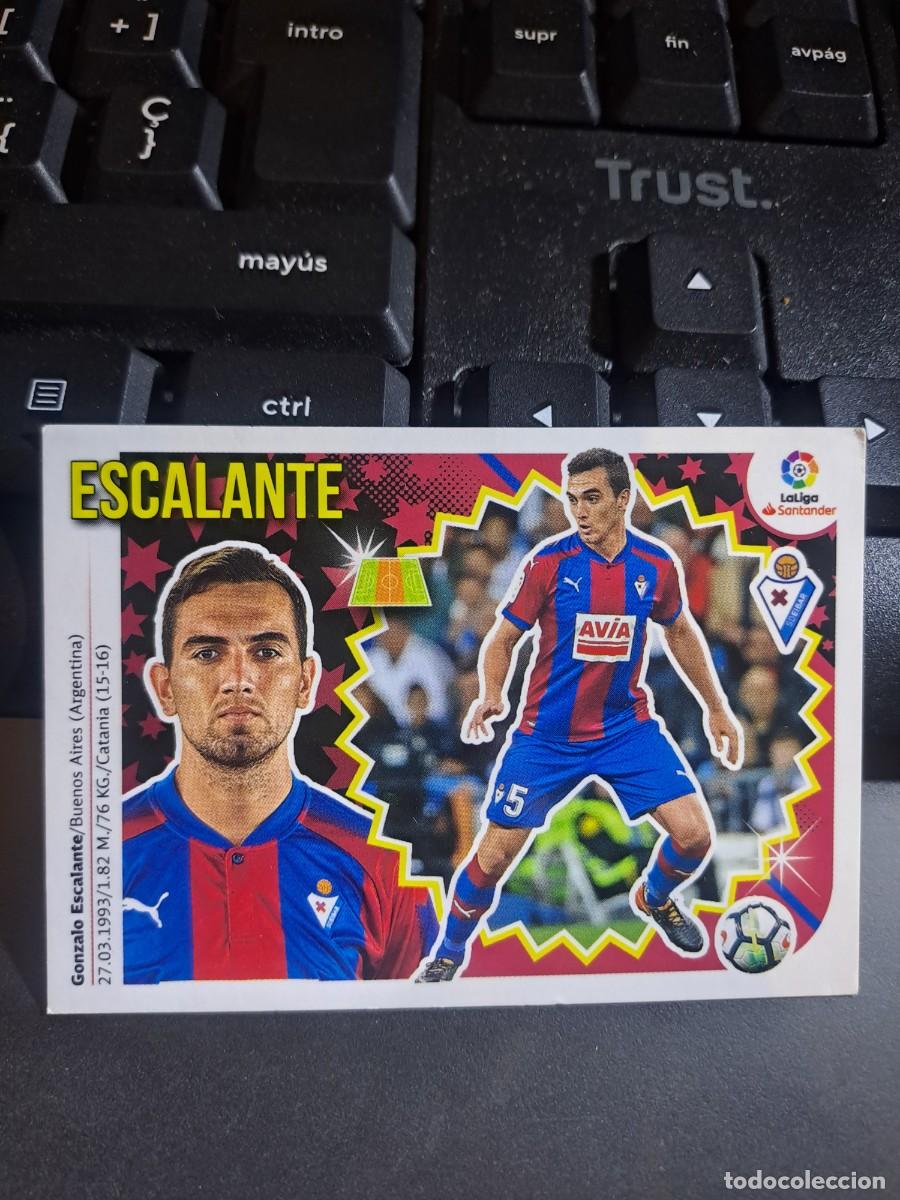 Coleccionismo Cromos antiguos: CROMO ESCALANTE 8 A 8A EIBAR LIGA 2018 2019 18 19 ESTE PANINI NUNCA PEGADO