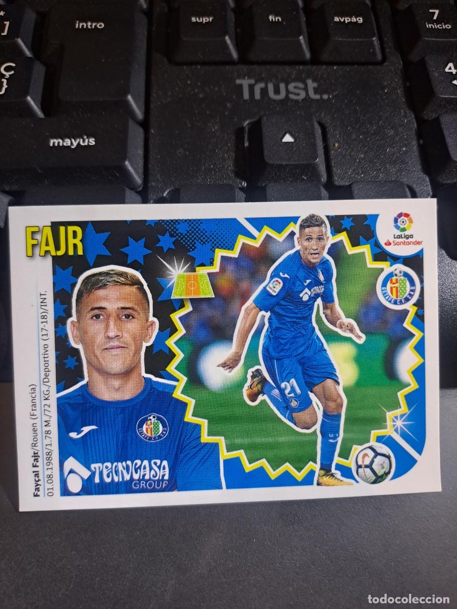 Coleccionismo Cromos antiguos: CROMO FAJR 10 GETAFE LIGA 2018 2019 18 19 ESTE PANINI NUNCA PEGADO