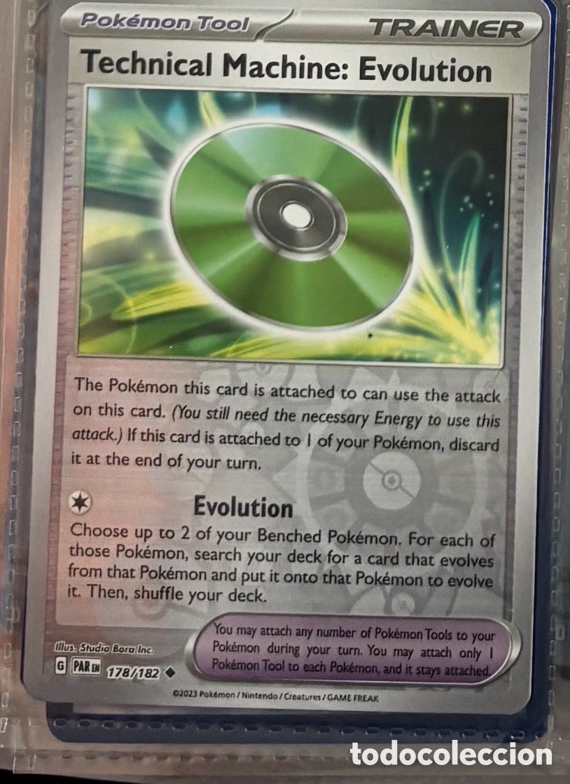 Coleccionismo Cromos antiguos: Technical machine: evolution 178/182 Pokemon tcg reverse