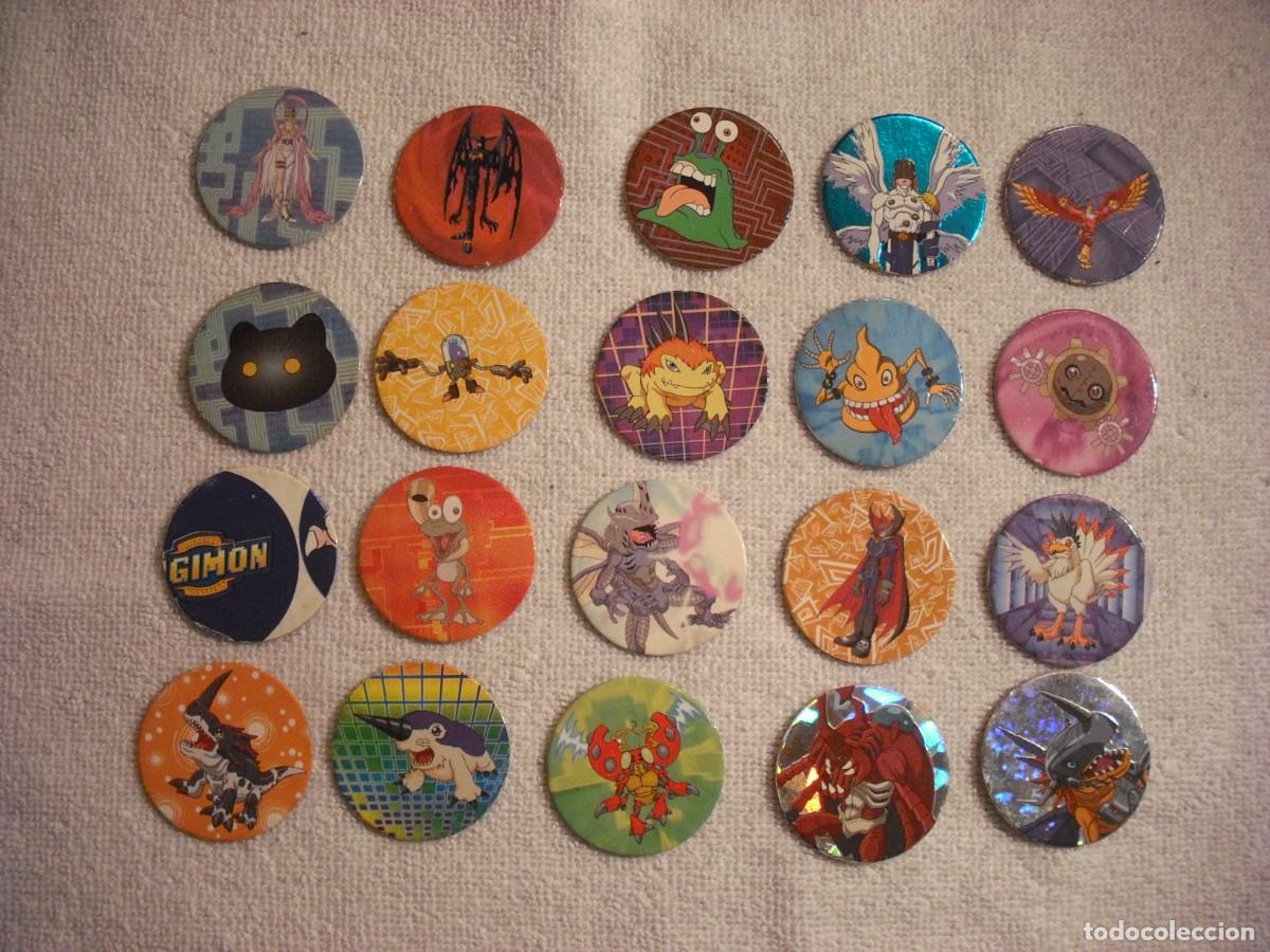 Sammeln alte Sammelbilder: DIGIMON, LOTE DE 20 TAZOS A&Ntilde;O 2000