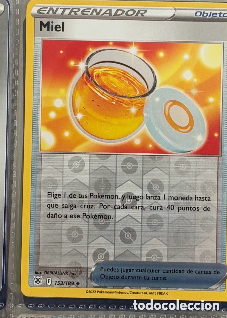 Coleccionismo Cromos antiguos: Miel 153/189 Pokemon tcg reverse