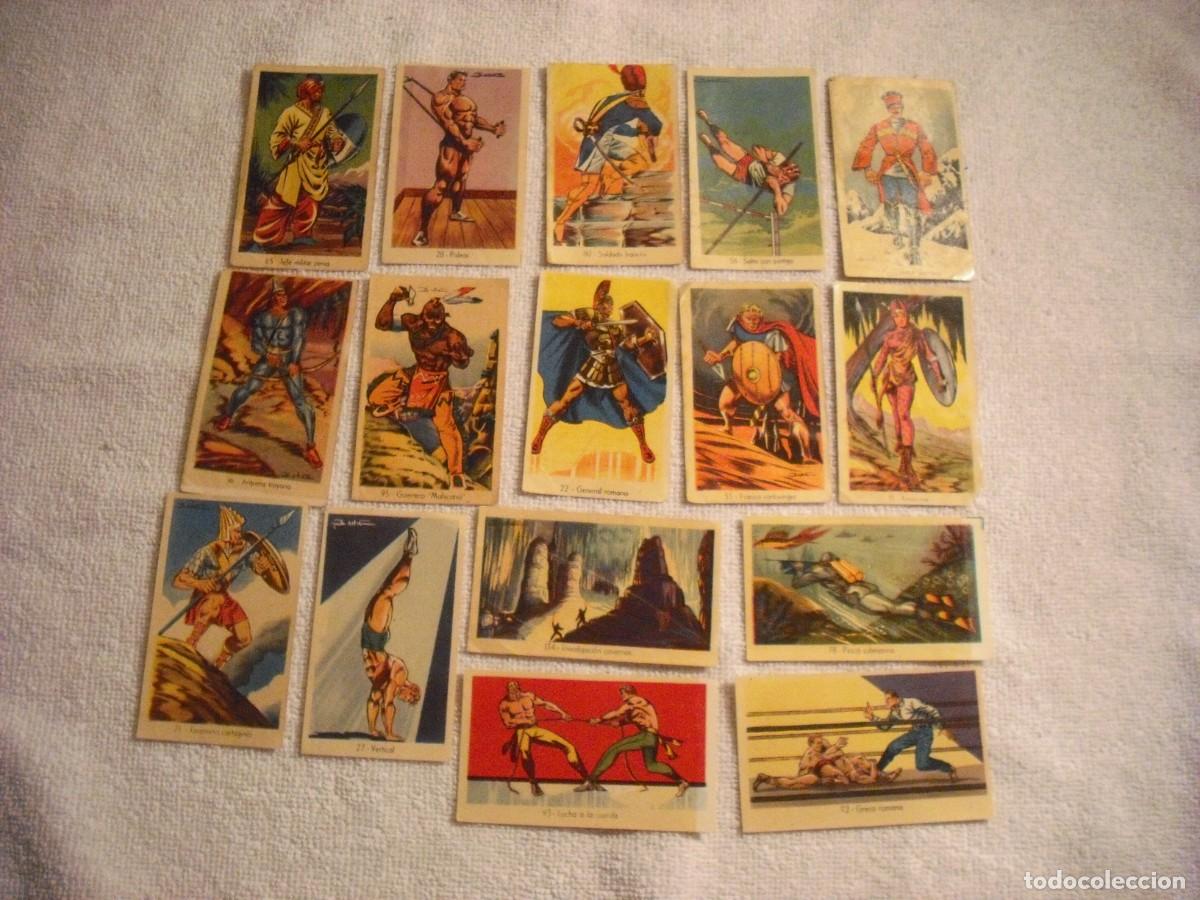 Coleccionismo Cromos antiguos: RUIZ ROMERO, LOTE DE 16 CROMOS SIN PEGAR