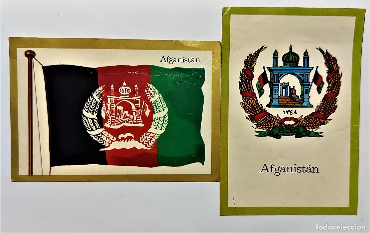 Coleccionismo Cromos antiguos: CROMOS RAZAS- BANDERAS-ESCUDOS- EDICIONES ESTE 1971 - LIBIA - DESP. ALBUM