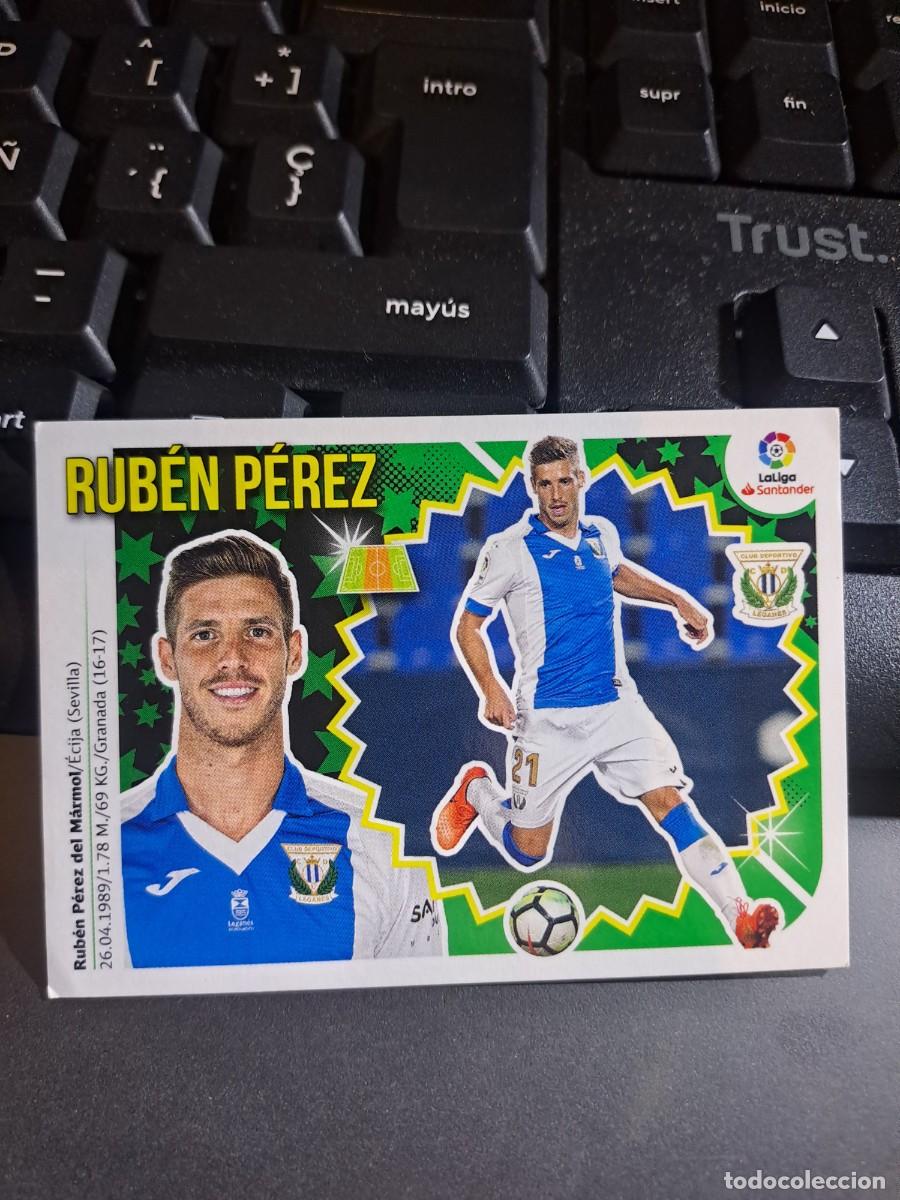 Coleccionismo Cromos antiguos: CROMO RUBEN PEREZ 8 LEGANES LIGA 2018 2019 18 19 ESTE PANINI NUNCA PEGADO
