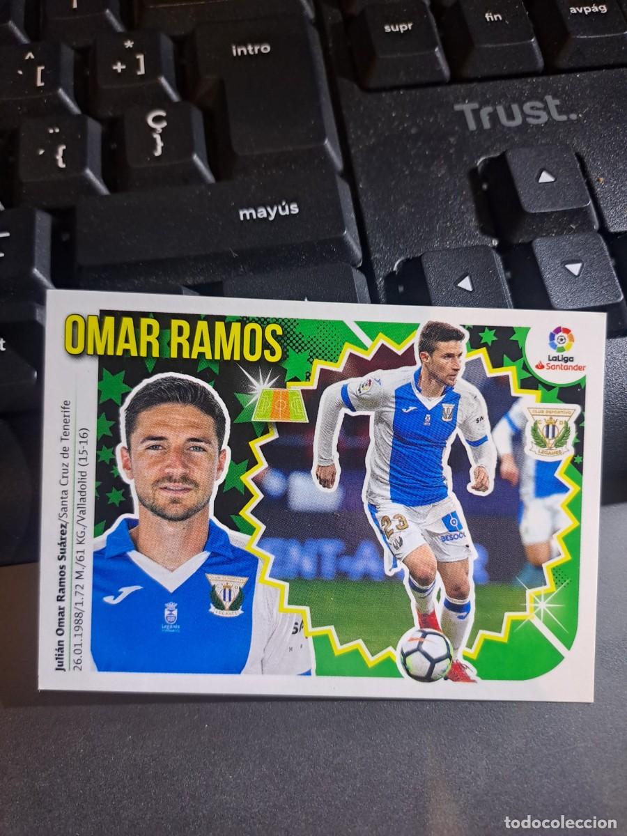 Coleccionismo Cromos antiguos: CROMO OMAR RAMOS 11 B 11B LEGANES LIGA 2018 2019 18 19 ESTE PANINI NUNCA PEGADO